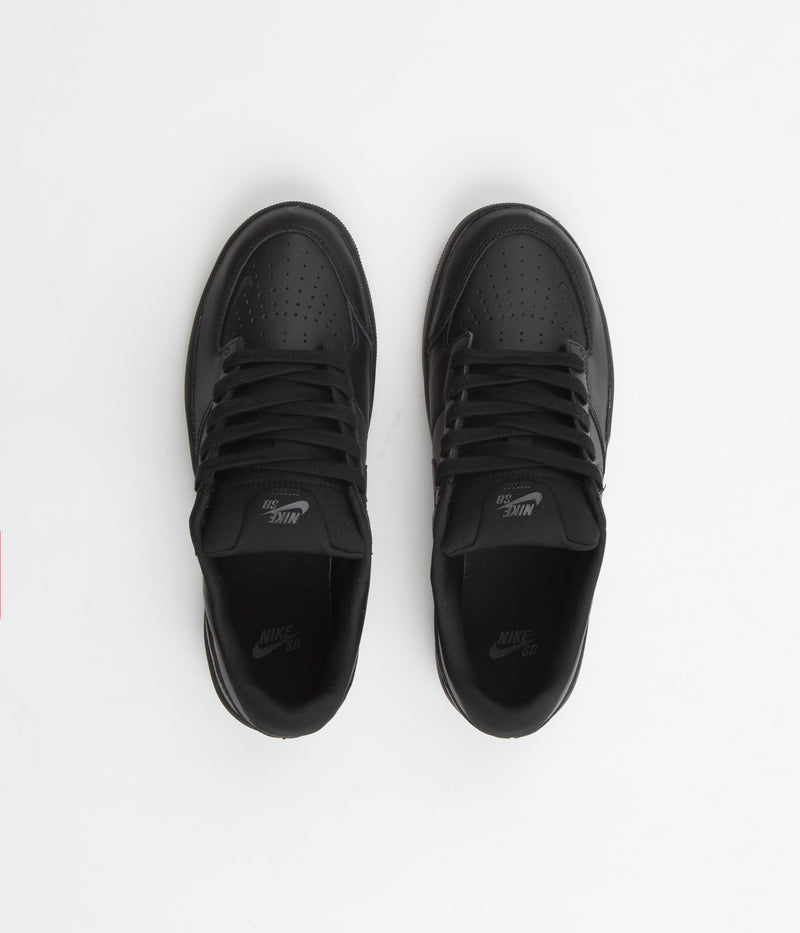 Nike SB Force 58 Premium Shoes in Black and Black and Black - Black
