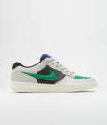 Nike SB Force 58 Premium Shoes in Light Bone and Malachite and Black - Sail