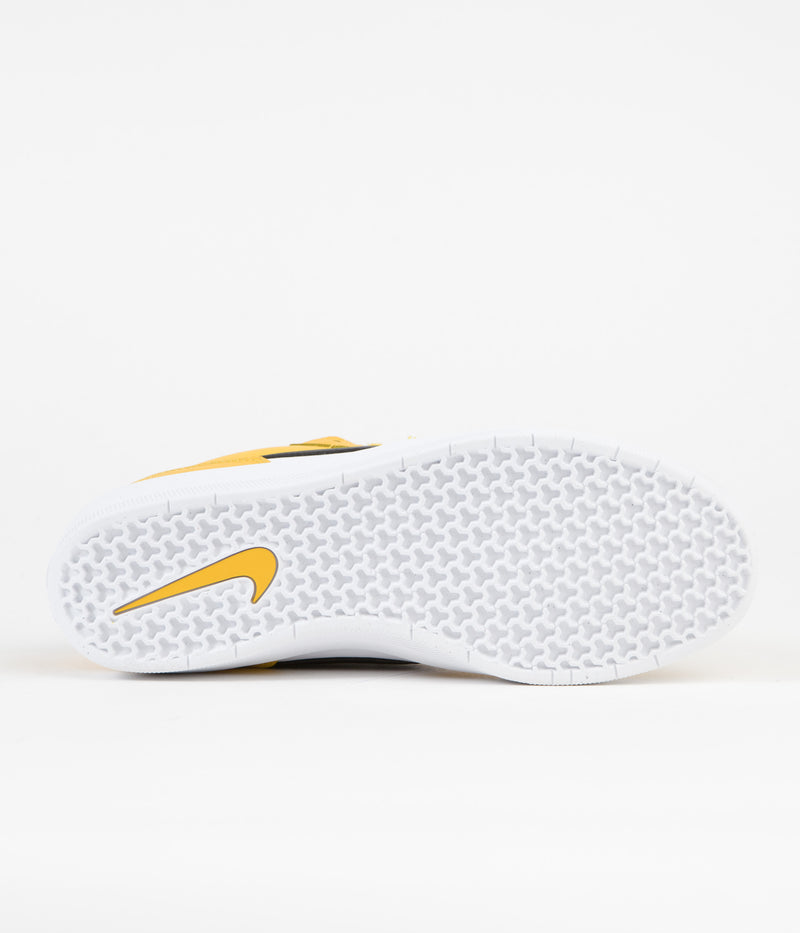 Nike SB Force 58 Premium Shoes in University Gold and Black and White - Pecan