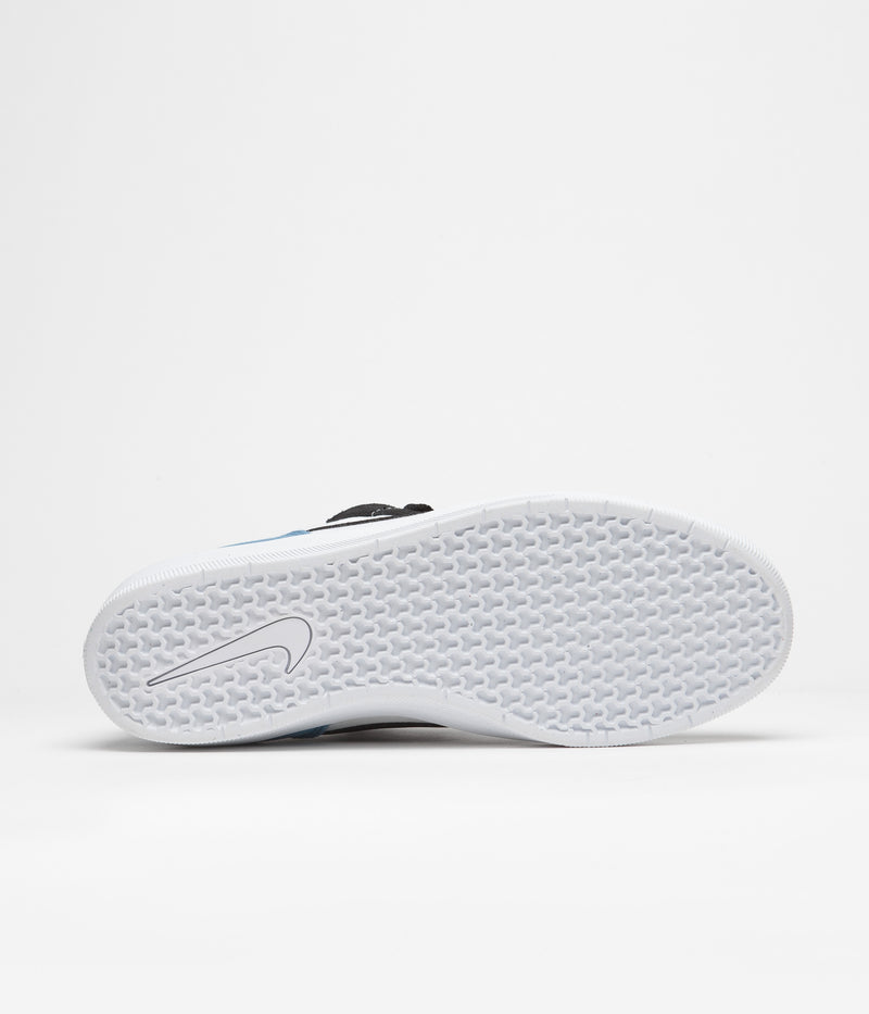 Nike SB Force 58 Shoes in Dutch Blue and Black and White