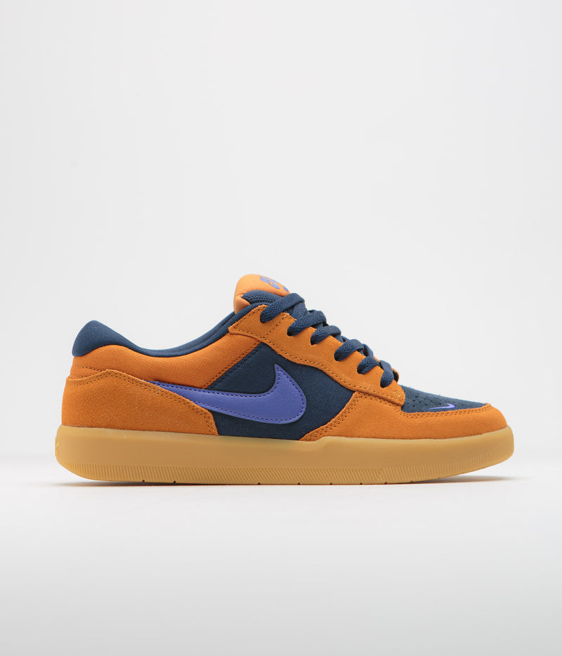 Nike SB Force 58 Shoes in Monarch and Persian Violet and Midnight Navy