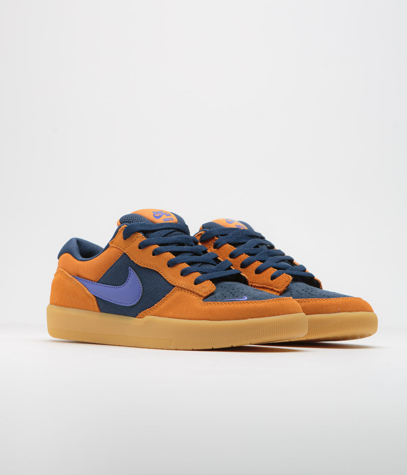 Nike SB Force 58 Shoes in Monarch and Persian Violet and Midnight Navy