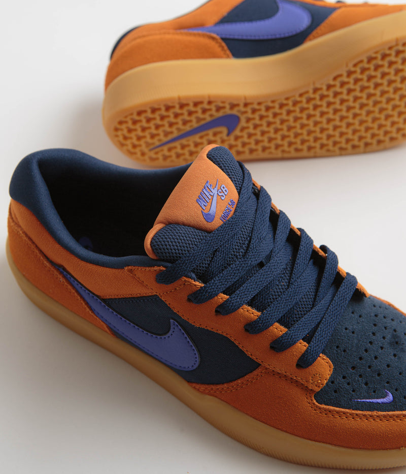 Nike SB Force 58 Shoes in Monarch and Persian Violet and Midnight Navy