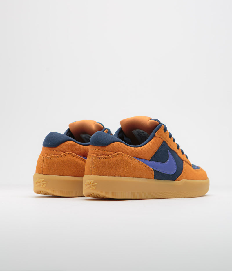 Nike SB Force 58 Shoes in Monarch and Persian Violet and Midnight Navy