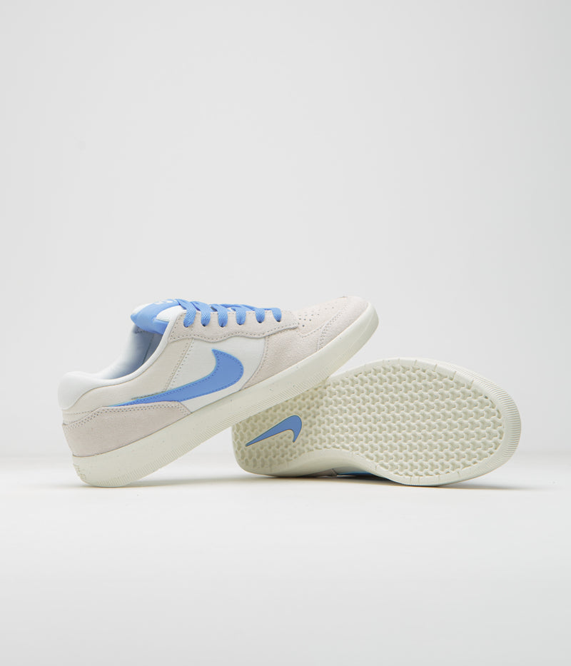 Nike SB Force 58 Shoes in Phantom and University Blue and Summit White