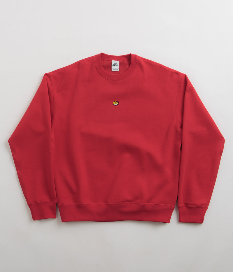 Nike SB Frontside Air Crewneck Sweatshirt in University Red