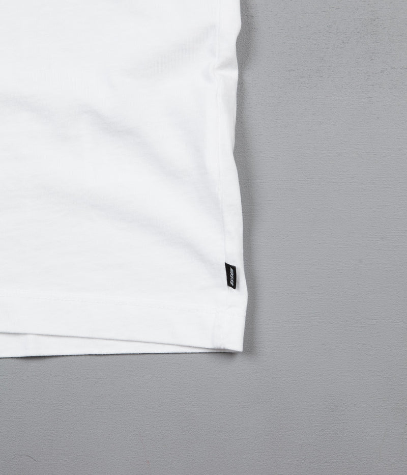Nike SB Futura T-Shirt in White and Safety Orange