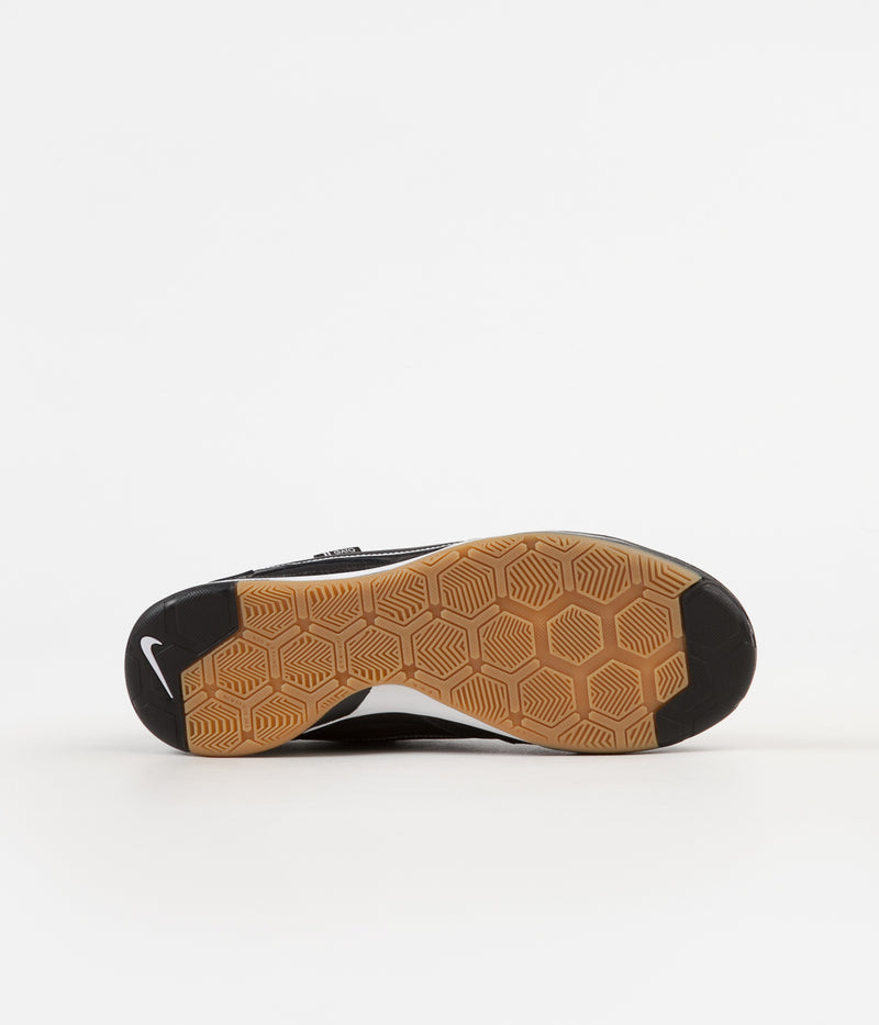 Nike SB Gato Shoes in Black and Black and White - Gum Light Brown