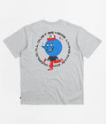Nike SB Globe Guy T-Shirt in Grey Heather