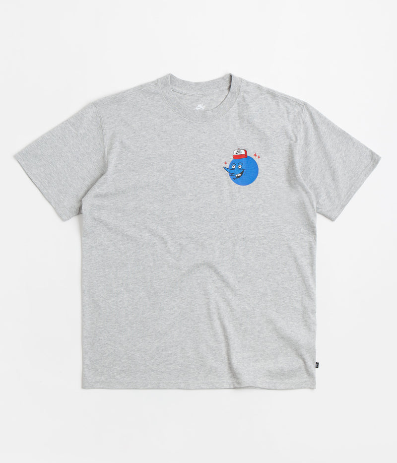 Nike SB Globe Guy T-Shirt in Grey Heather
