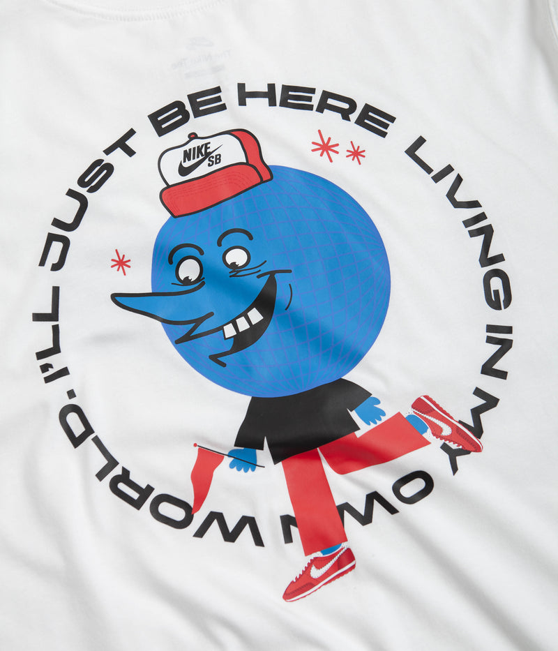 Nike SB Globe Guy T-Shirt in White