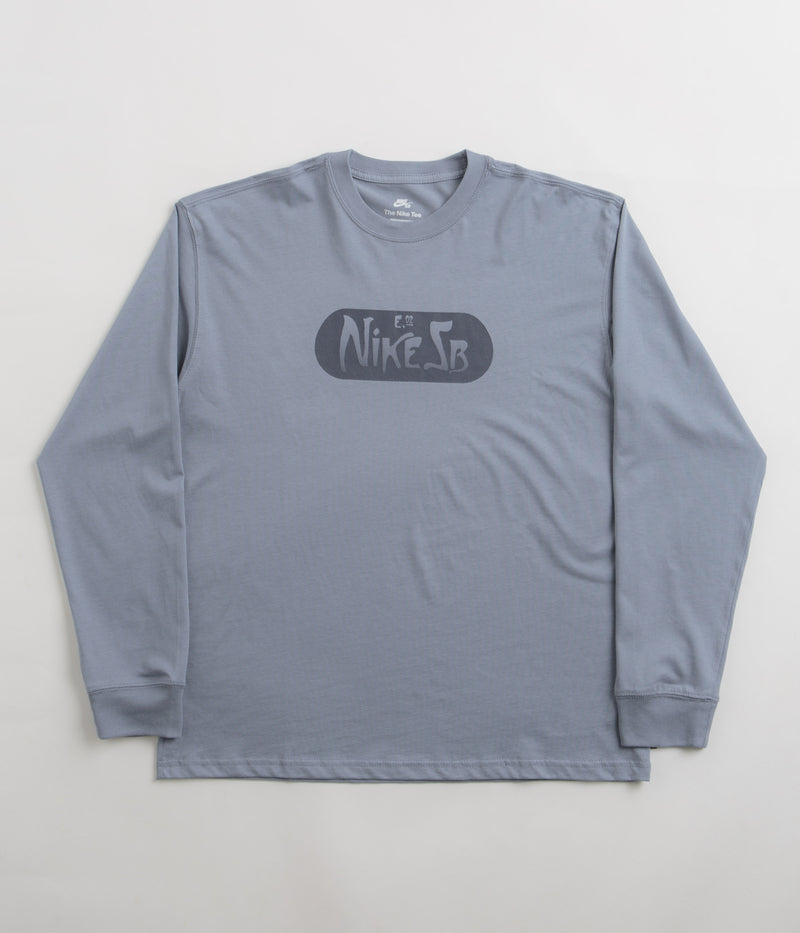 Nike SB Graphic Long Sleeve T-Shirt in Ashen Slate