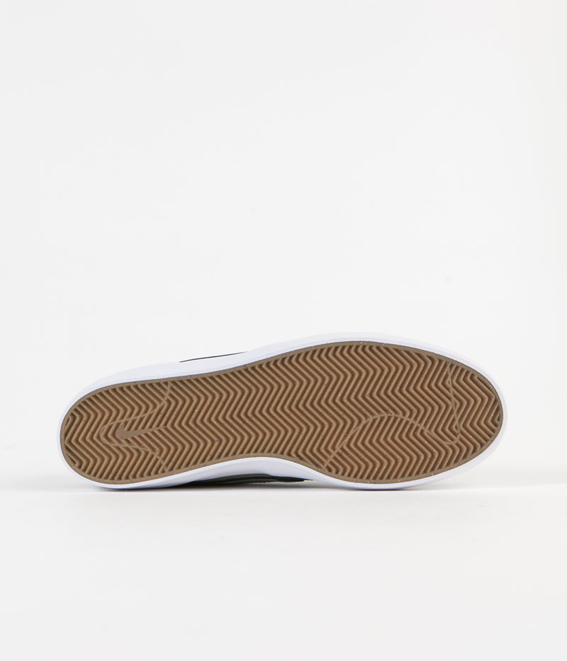 Nike SB Heritage Vulc Premium Shoes in Cargo Khaki and Medium Grey and Spiral Sage