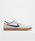 Nike SB Heritage Vulc Shoes in Summit White and Navy and White - Gum Light Brown