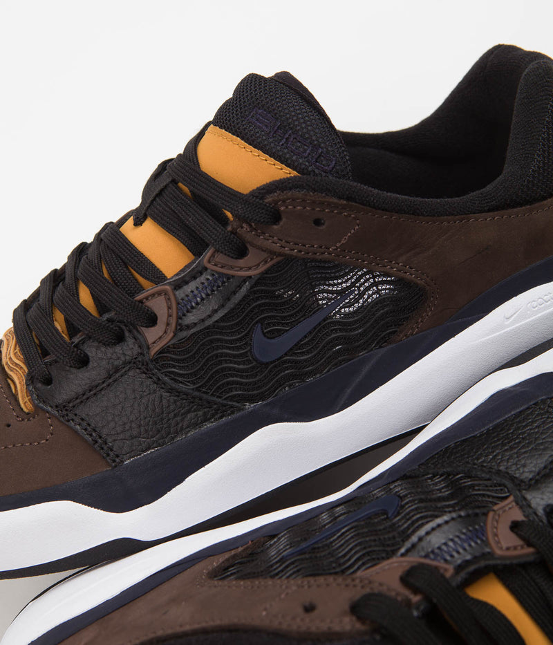 Nike SB Ishod Premium Shoes in Baroque Brown and Obsidian and Black