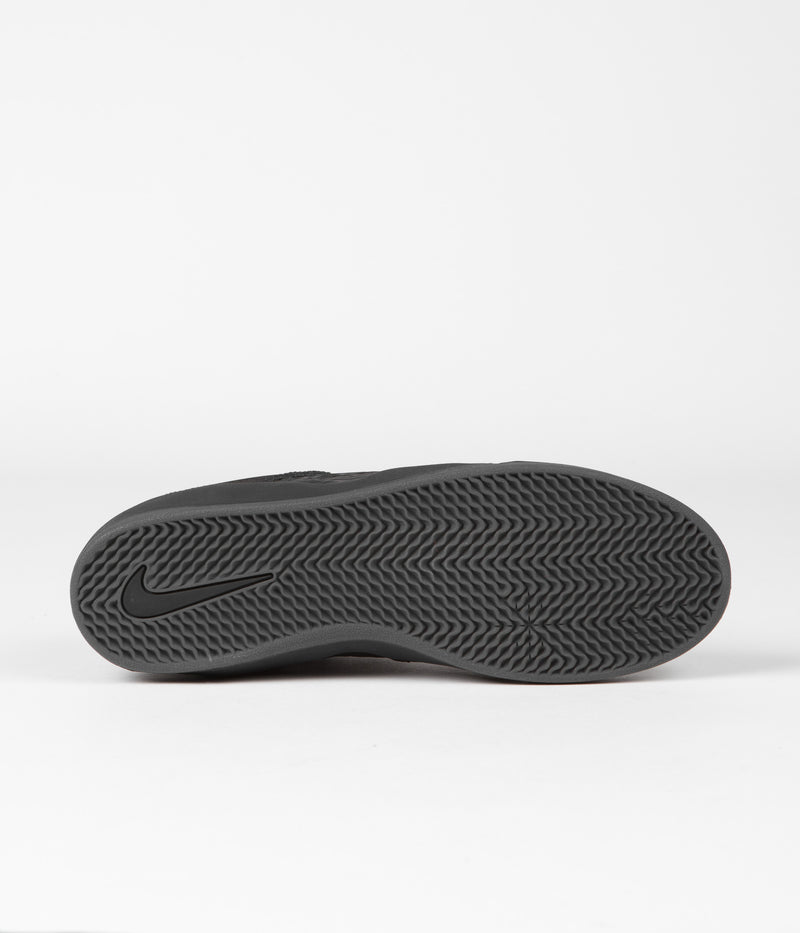 Nike SB Ishod Premium Shoes in Black and Black and Black - Black