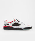 Nike SB Ishod Premium Shoes in White and Black and University Red - Black