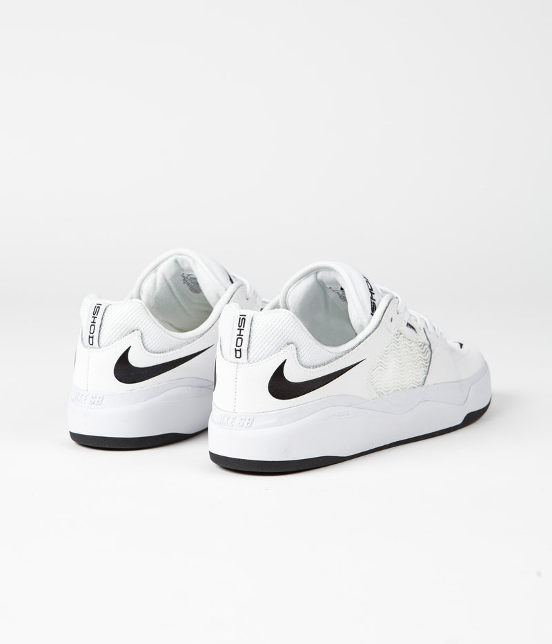 Nike SB Ishod Premium Shoes in White and Black and White - Black