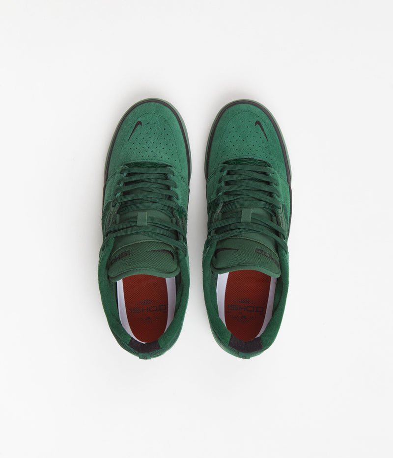 Nike SB Ishod Shoes in Gorge Green and Black and Dutch Green - Black