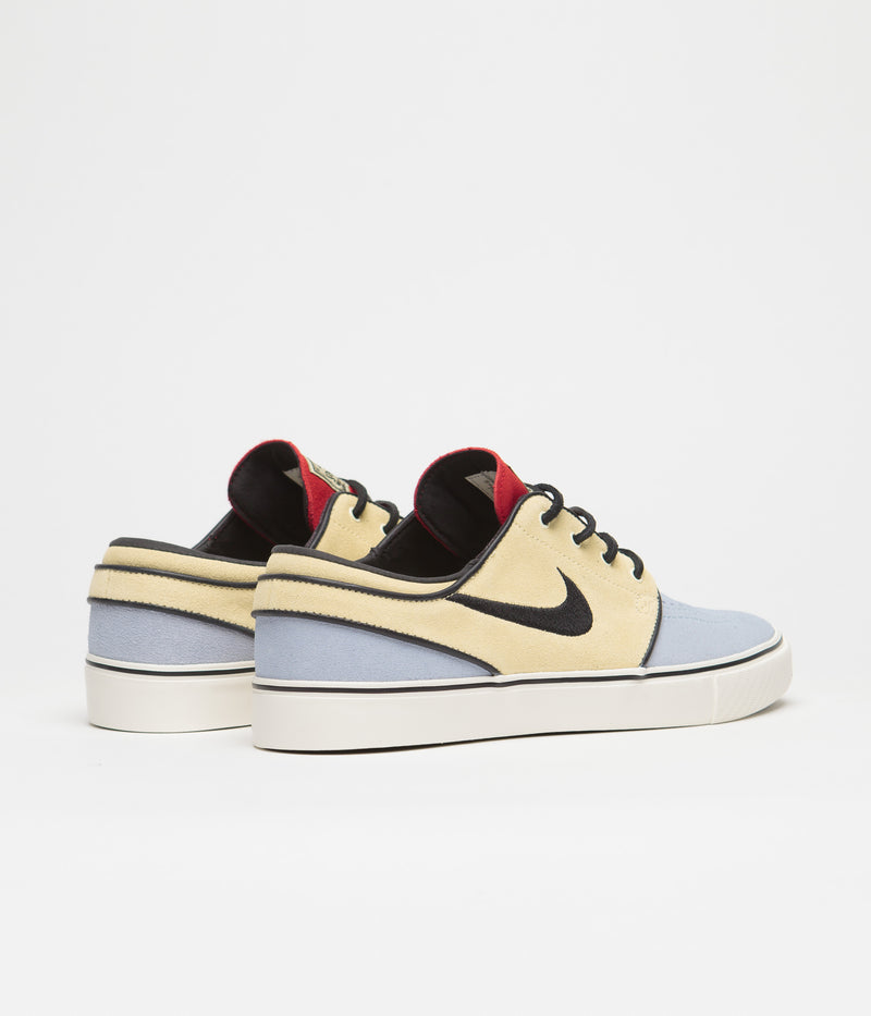 Nike SB Janoski OG+ Shoes in Alabaster and Alabaster and Chile Red