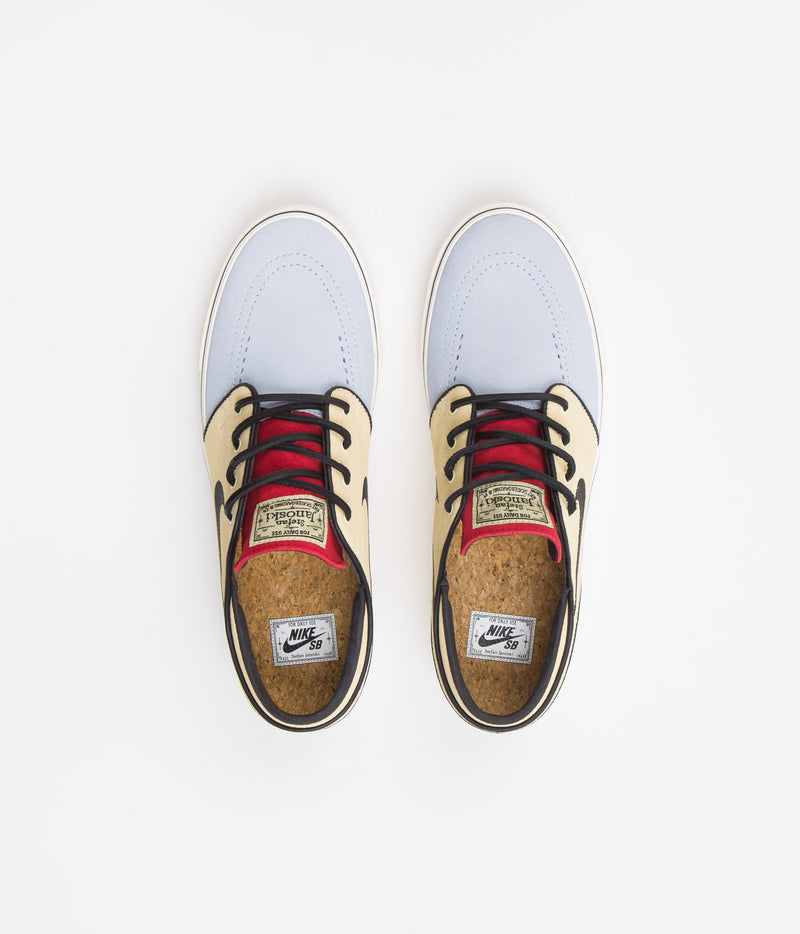 Nike SB Janoski OG+ Shoes in Alabaster and Alabaster and Chile Red