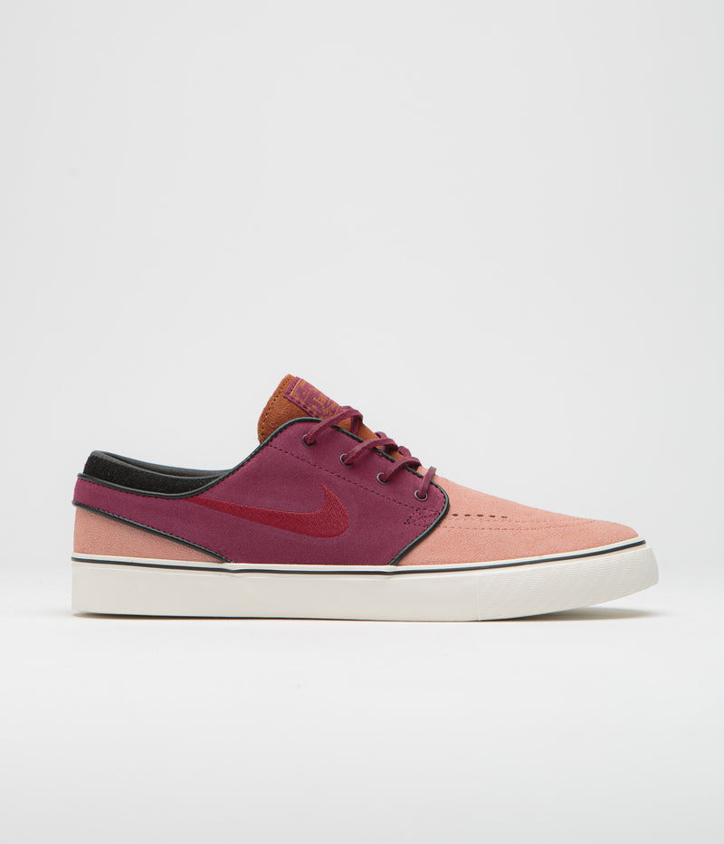 Nike SB Janoski OG+ Shoes in Red Stardust and Team Red and Rosewood