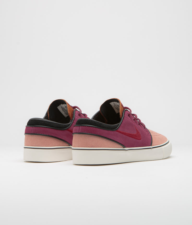Nike SB Janoski OG+ Shoes in Red Stardust and Team Red and Rosewood
