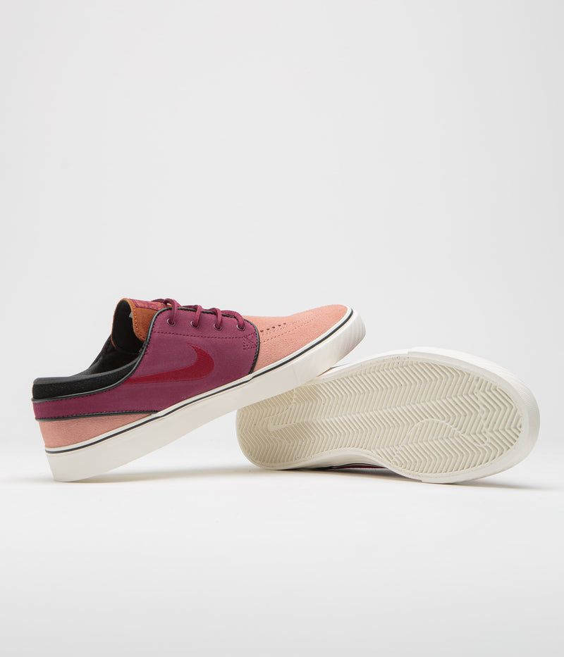 Nike SB Janoski OG+ Shoes in Red Stardust and Team Red and Rosewood
