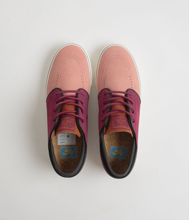 Nike SB Janoski OG+ Shoes in Red Stardust and Team Red and Rosewood