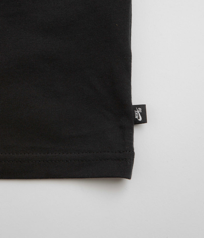 Nike SB Large Logo T-Shirt in Black and White