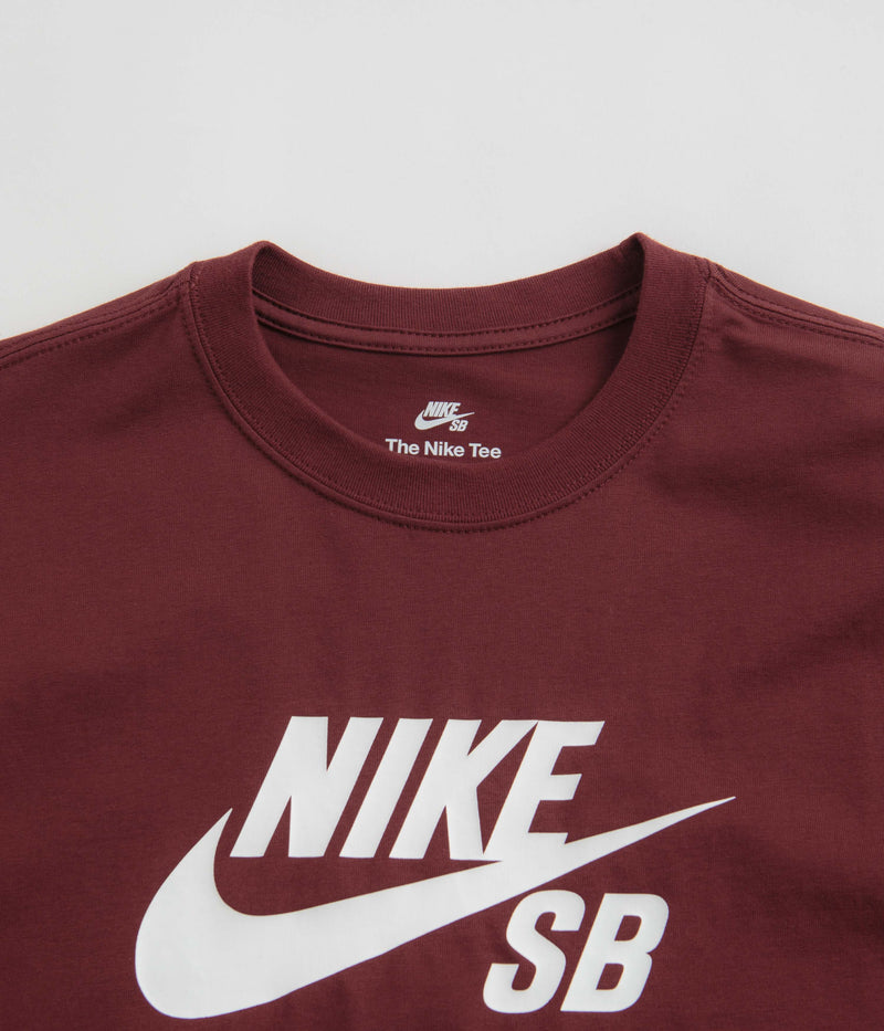 Nike SB Large Logo T-Shirt in Dark Team Red