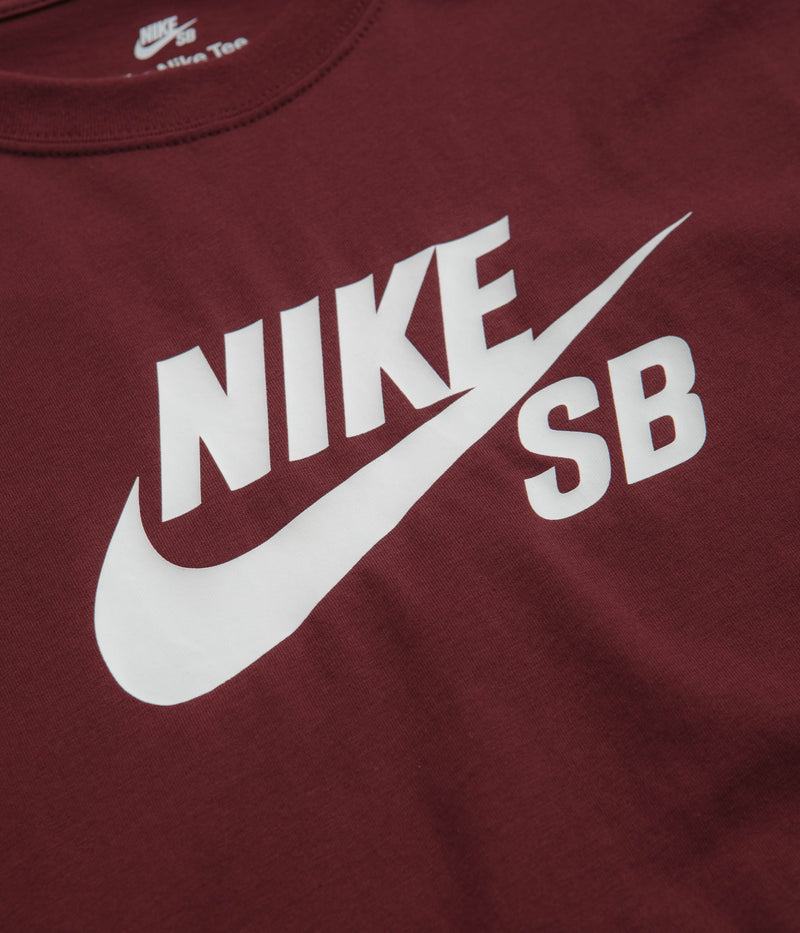 Nike SB Large Logo T-Shirt in Dark Team Red
