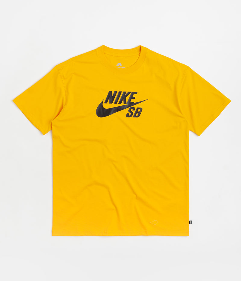 Nike SB Large Logo T-Shirt in University Gold