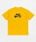 Nike SB Large Logo T-Shirt in University Gold