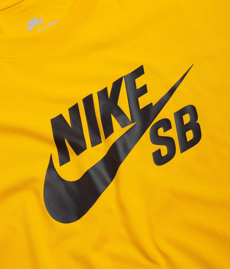 Nike SB Large Logo T-Shirt in University Gold