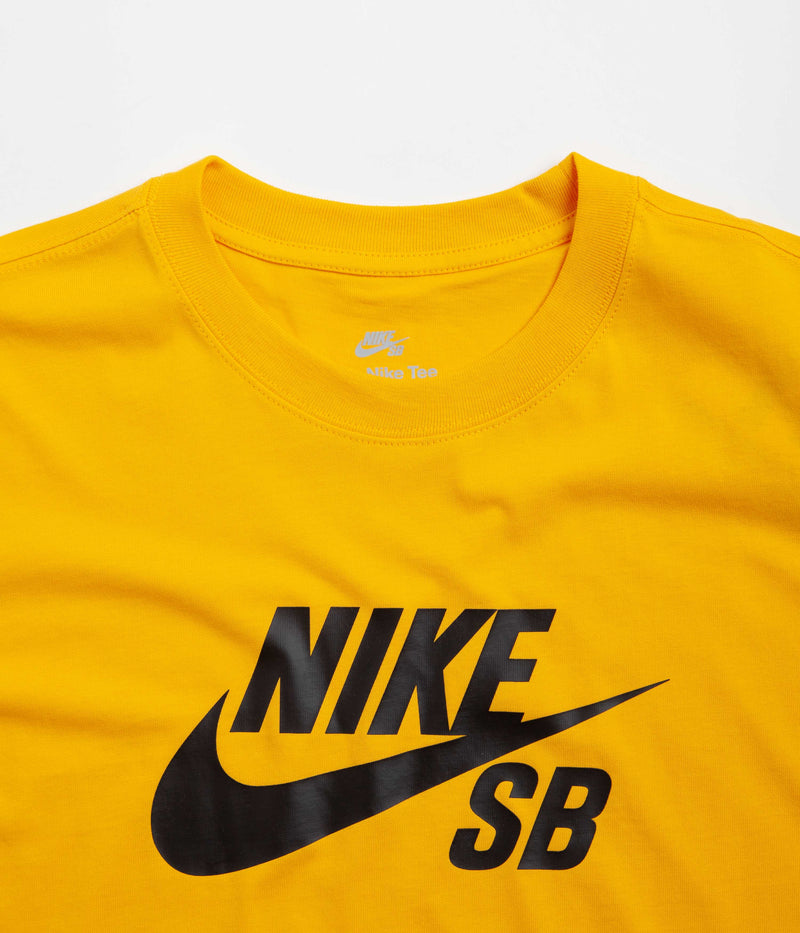 Nike SB Large Logo T-Shirt in University Gold