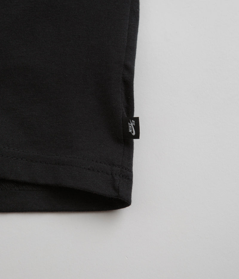 Nike SB Logo T-Shirt in Black and Black / White