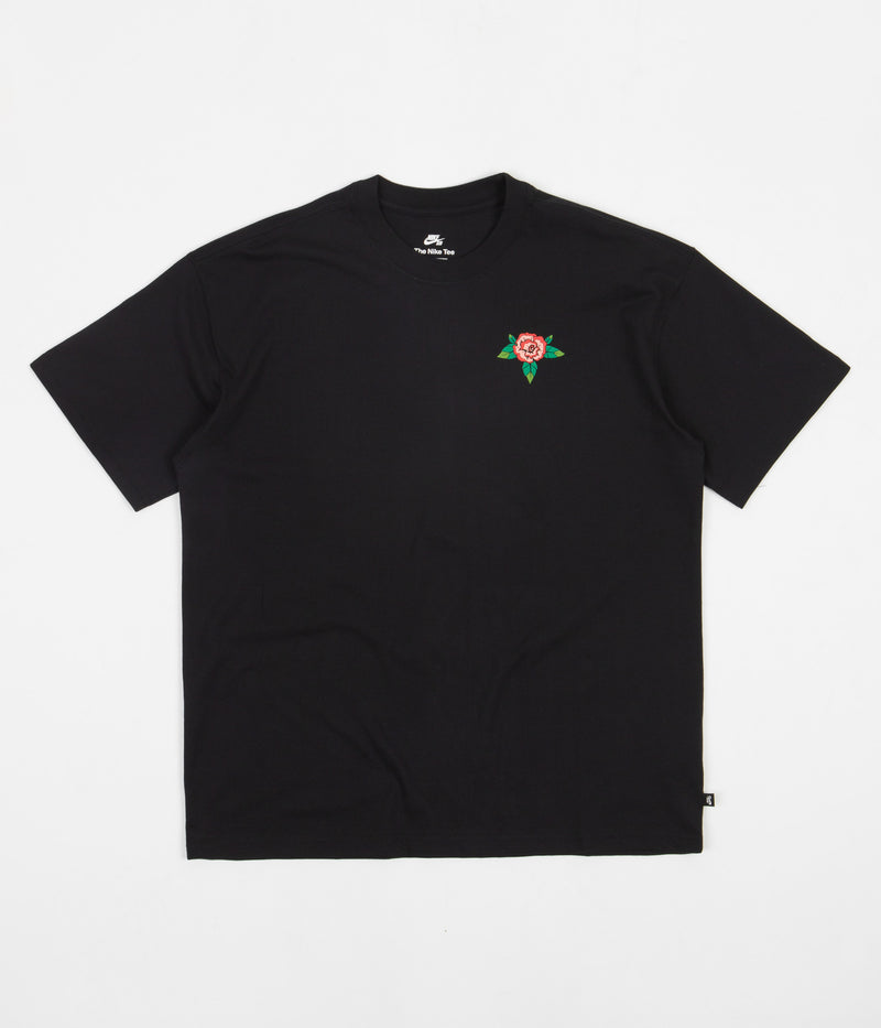 Nike SB Mosaic Roses T-Shirt in Black