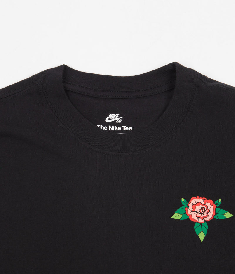 Nike SB Mosaic Roses T-Shirt in Black
