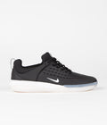Nike SB Nyjah 3 Shoes in Black and White and Black - Summit White