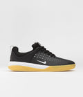 Nike SB Nyjah 3 Shoes in Black and White and Black - White