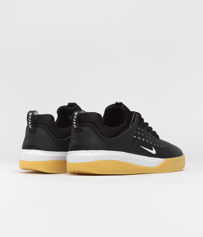 Nike SB Nyjah 3 Shoes in Black and White and Black - White