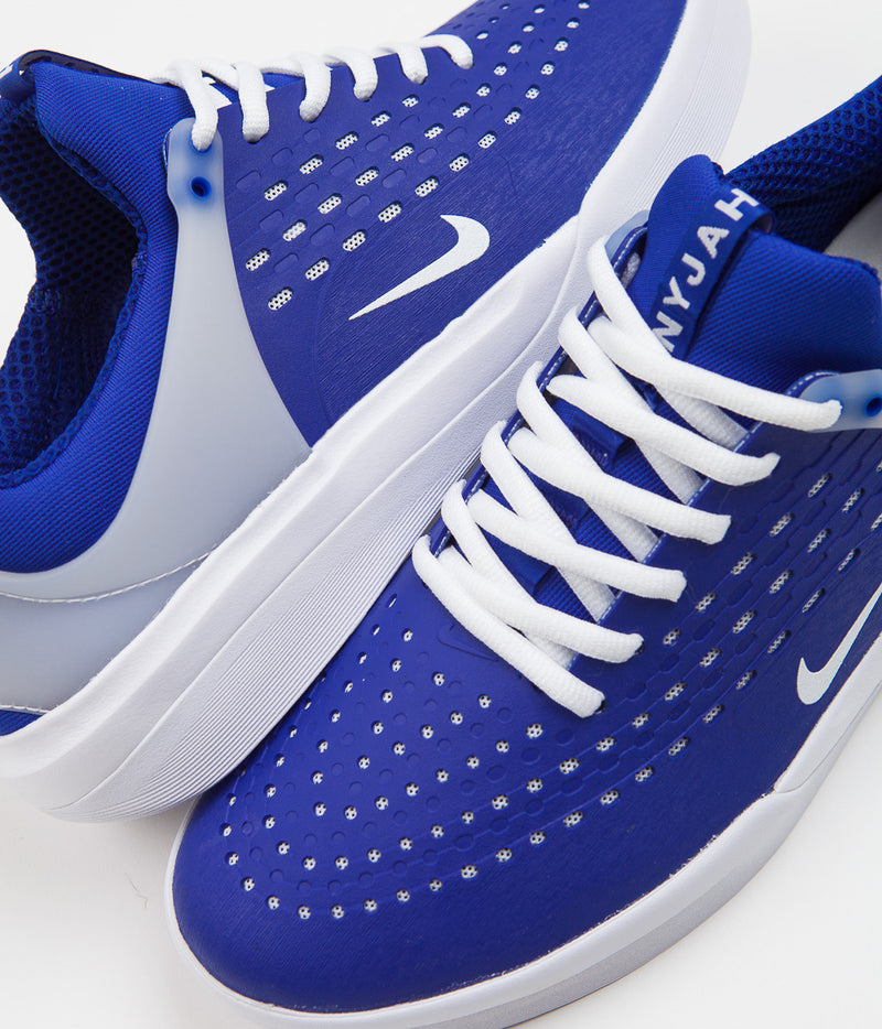 Nike SB Nyjah 3 Shoes in Game Royal and White and Game Royal - Game Royal