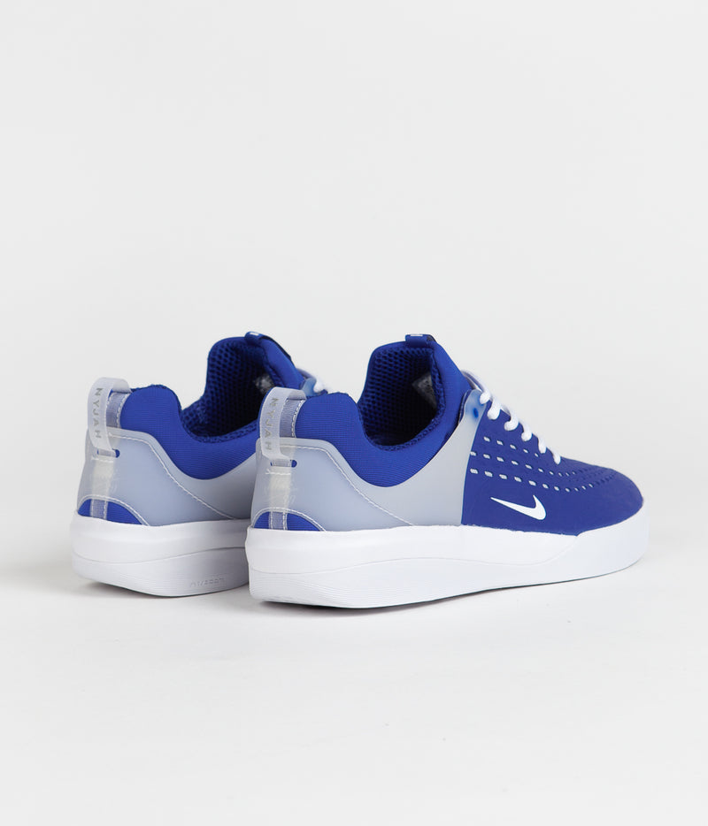 Nike SB Nyjah 3 Shoes in Game Royal and White and Game Royal - Game Royal