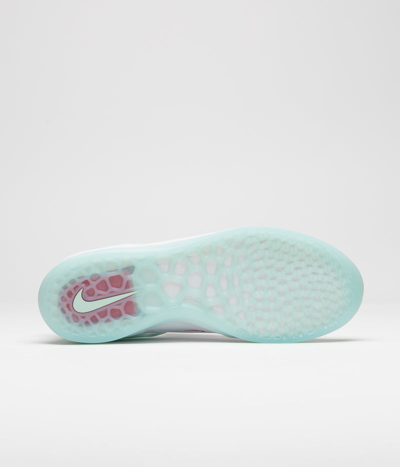 Nike SB Nyjah 3 Shoes in Skylight and University Red and Skylight - White
