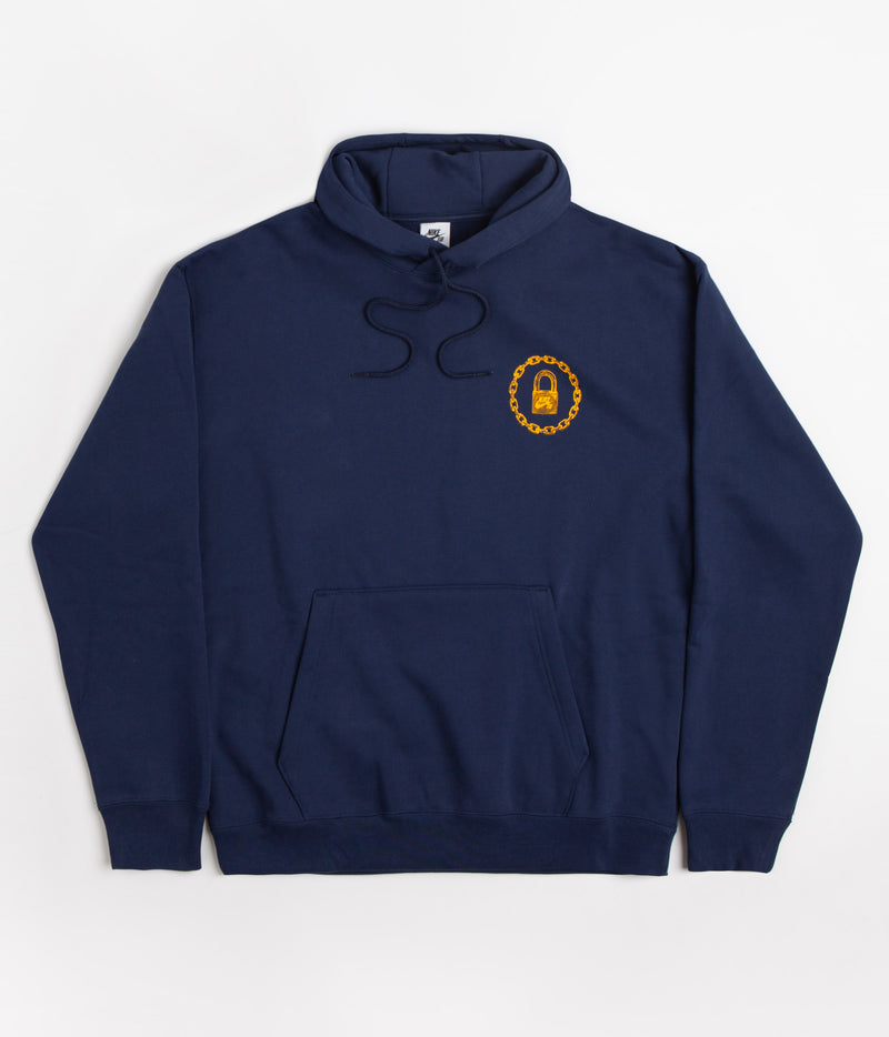 Nike SB On Lock Hoodie in Midnight Navy