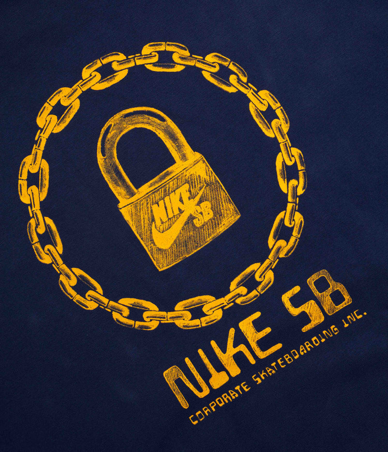 Nike SB On Lock Hoodie in Midnight Navy