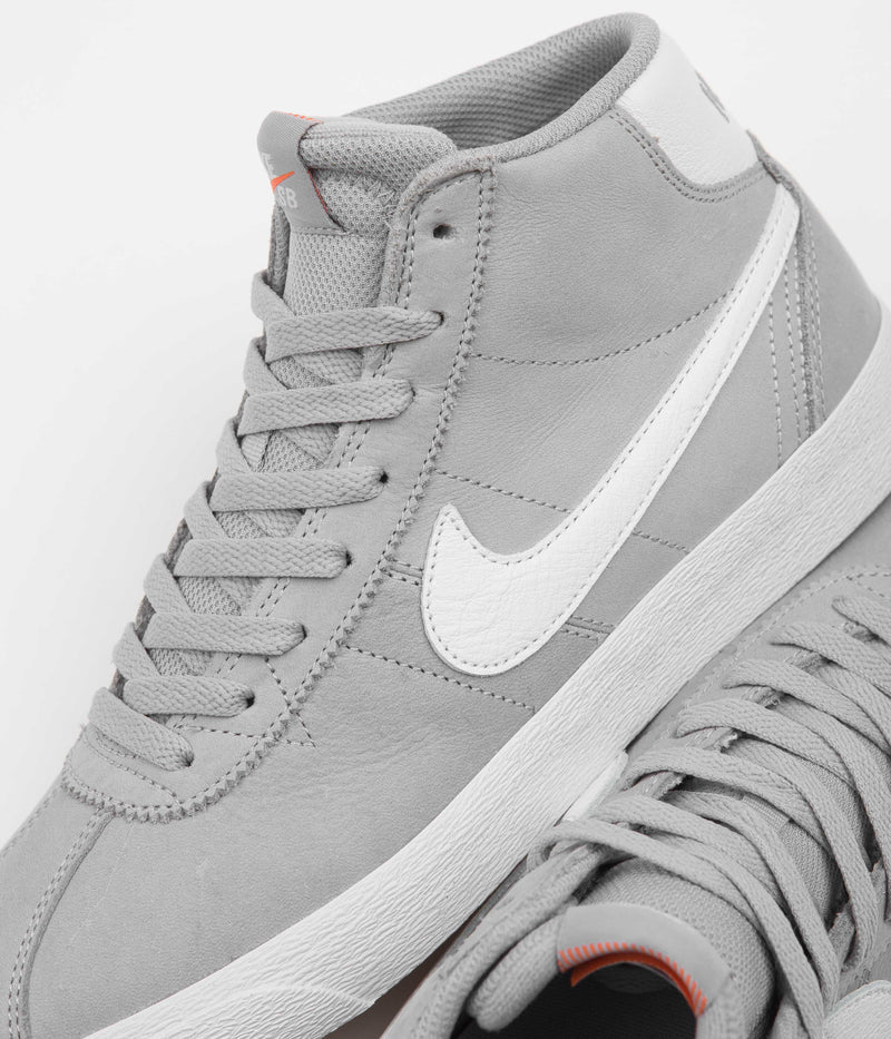 Nike SB Orange Label Bruin High Shoes in Wolf Grey and White and Wolf Grey