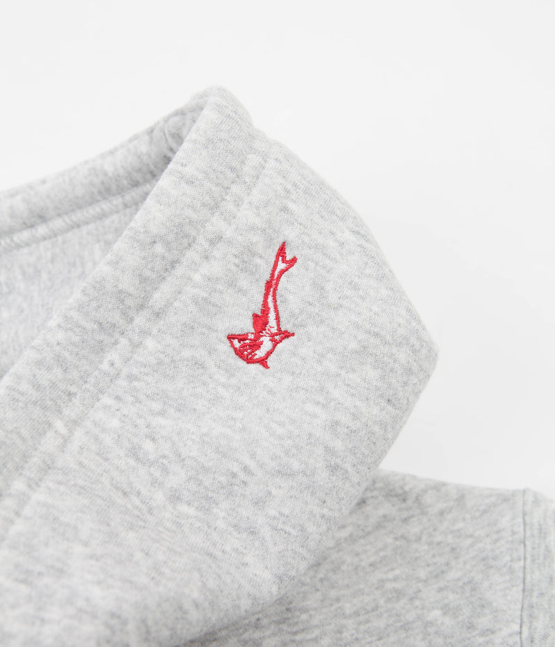 Nike SB Orange Label Oski Hoodie in Grey Heather