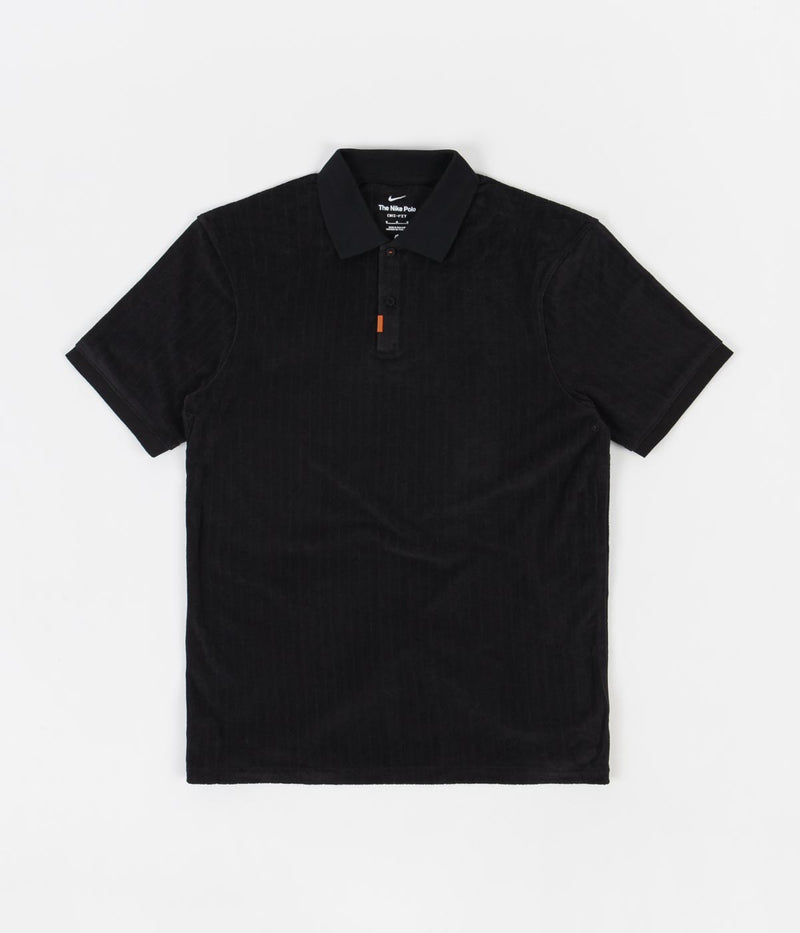 Nike SB Orange Label Polo Shirt in Black and Black